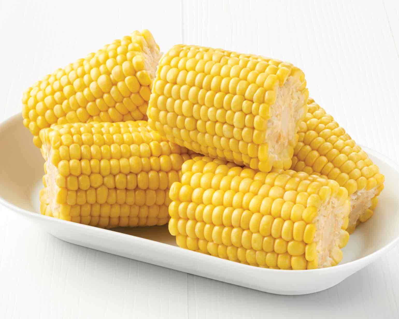 Yellow and white corn